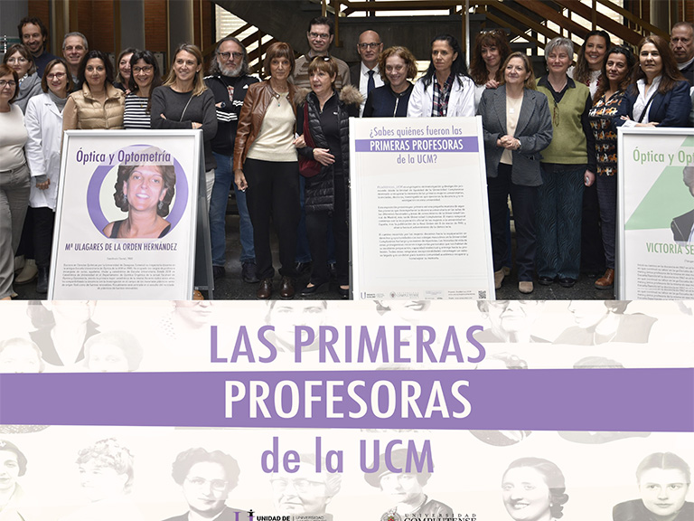 Exposición “Las primeras profesoras de la UCM” en la Facultad de Óptica y Optometría