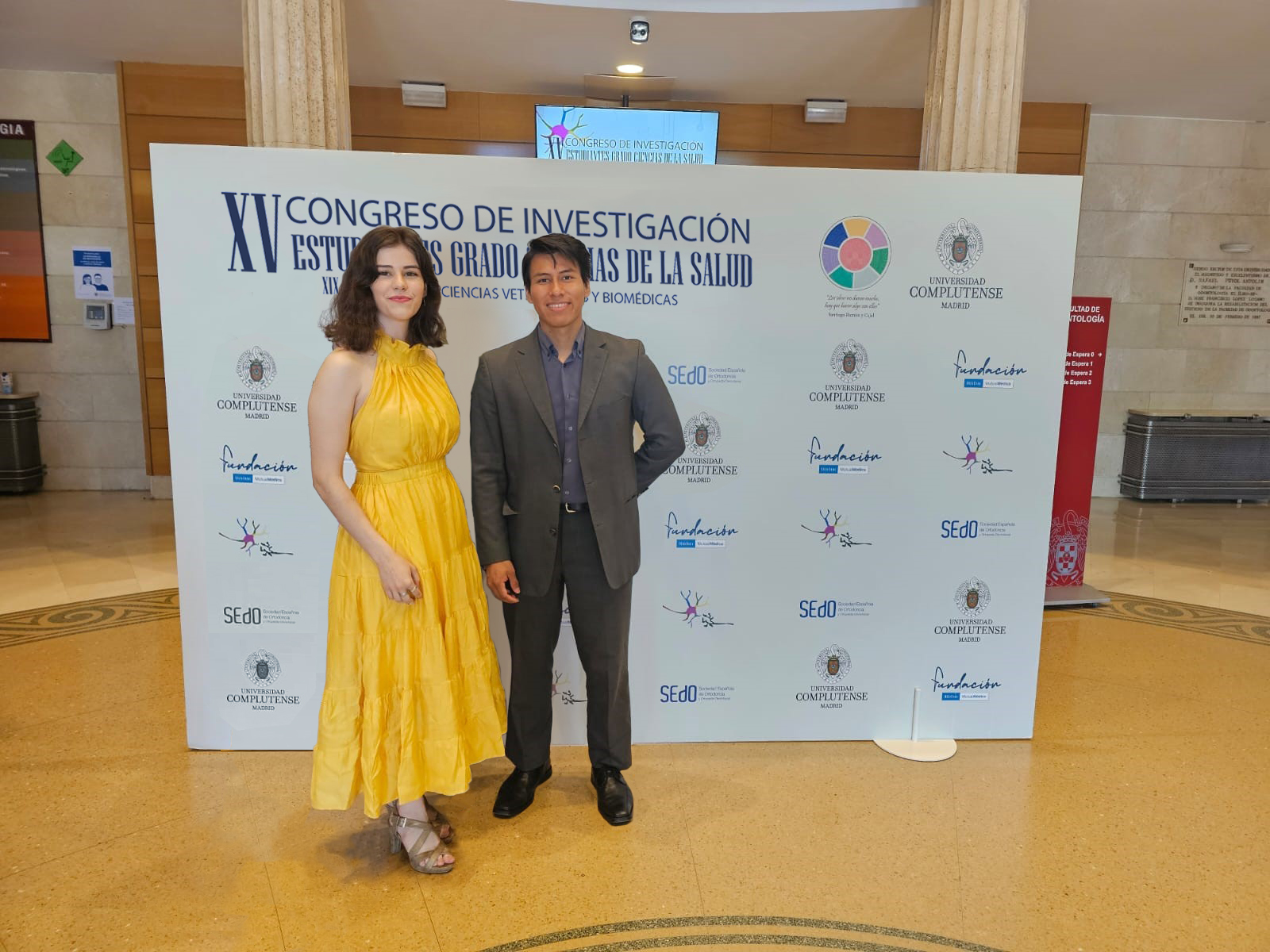 Nuria Rodríguez y Favio André Apaza