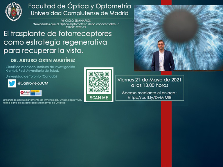 Seminario del Departamento de Oftalmología: Arturo Ortín
