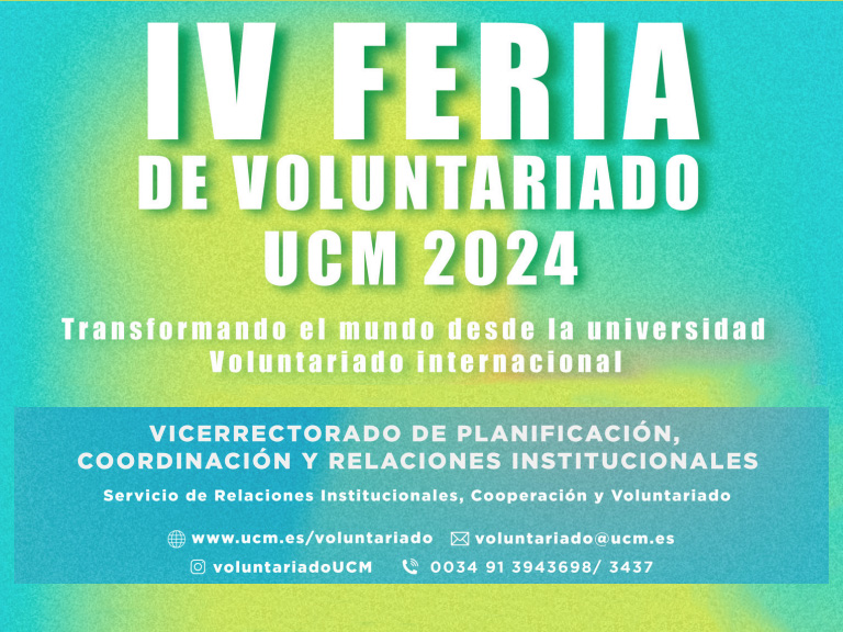 IV Feria de voluntariado 2024 19 y 21 Noviembre