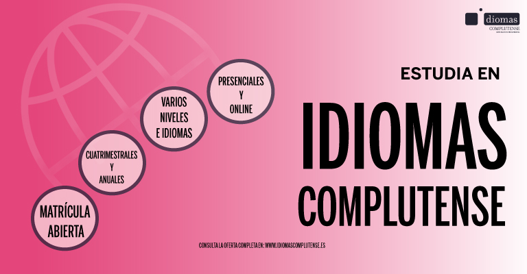  Idiomas Complutense - matrícula abierta curso 2025-26
