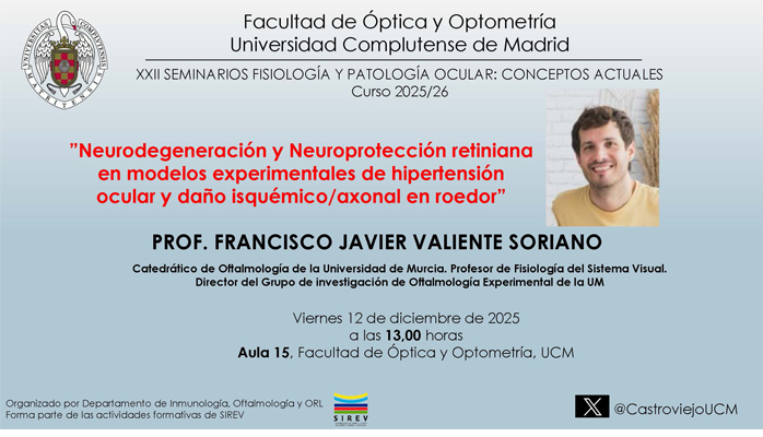 SEMINARIO DE FISIOLOGÍA Y PATOLOGÍA OCULAR