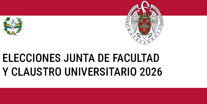 ELECCIONES JUNTA DE FACULTAD Y CLAUSTRO 2026