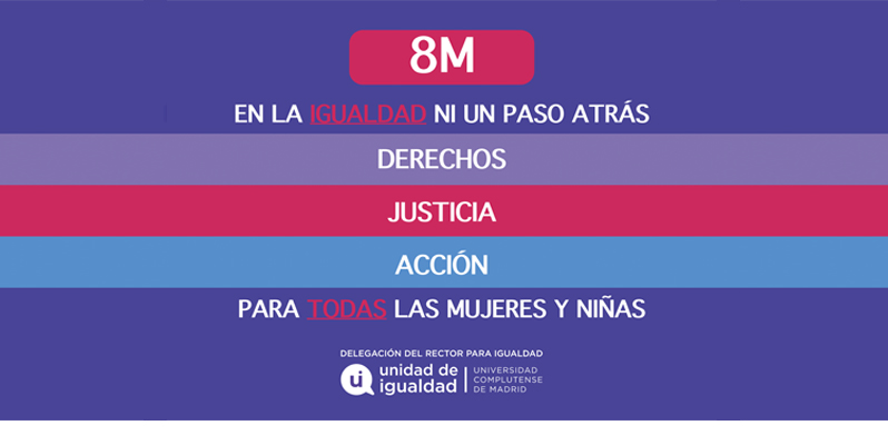 8M EN LA IGUALDAD NI UN PASO ATRÁS