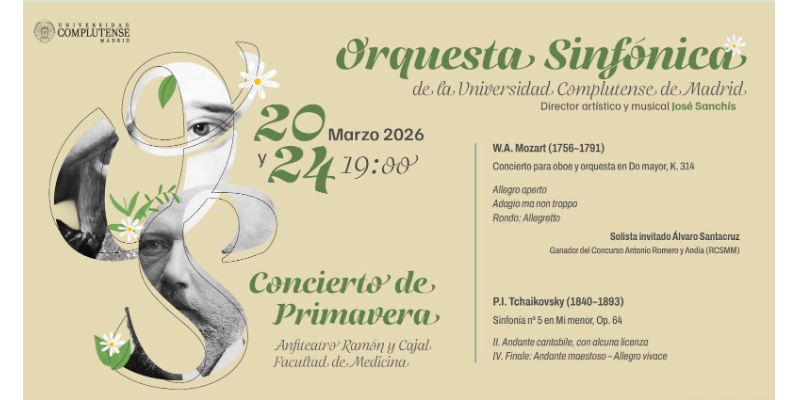 CONCIERTO ORQUESTA SINFÓNICA COMPLUTENSE (ENTRADAS)